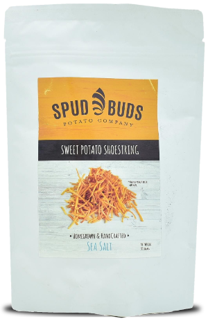 Spud Buds Sea Salt Sweet Potato Shoestring Snack