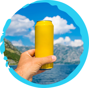 yellow can