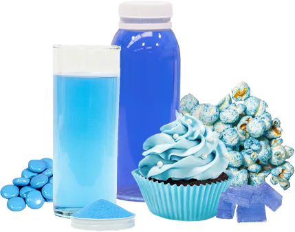 blue foods and beverages