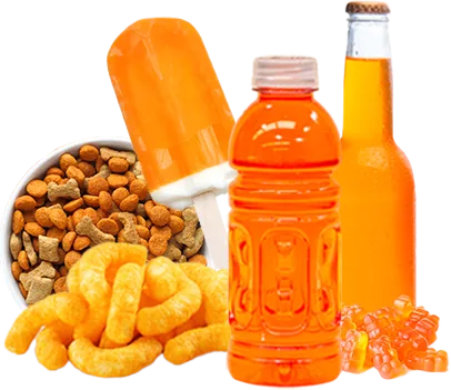 orange foods and beverages