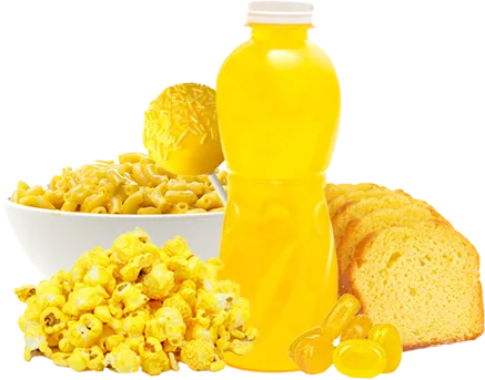 yellow foods and beverages