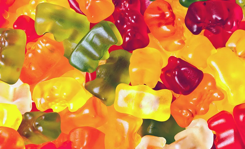 colorful gummy bears