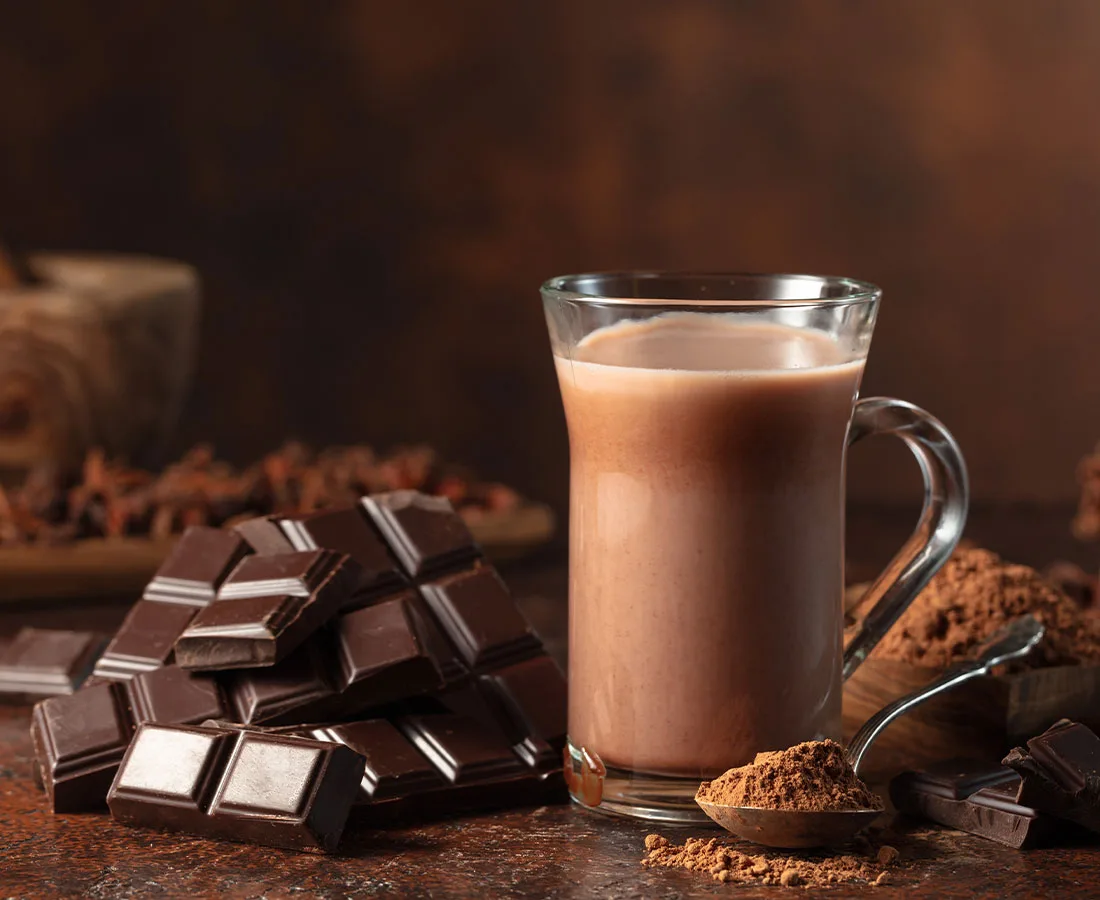 chocolate milk with espresso