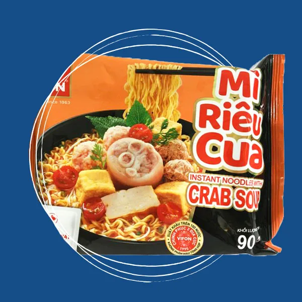 Instant Noodle with Crab Soup
