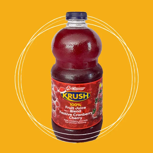 Krush Festive Cranberry Cherry Juice