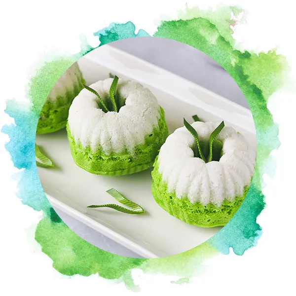 pandan cakes